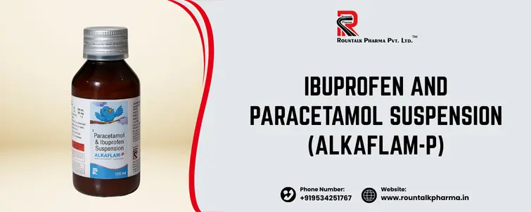 Ibuprofen and Paracetamol Suspension (Alkaflam-P)